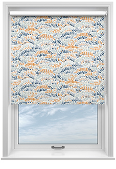 Gabriela, Perano Blue - Twist&Fit Roller Blind